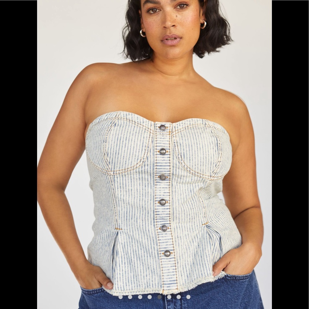 Pilcro Buttondown Corset